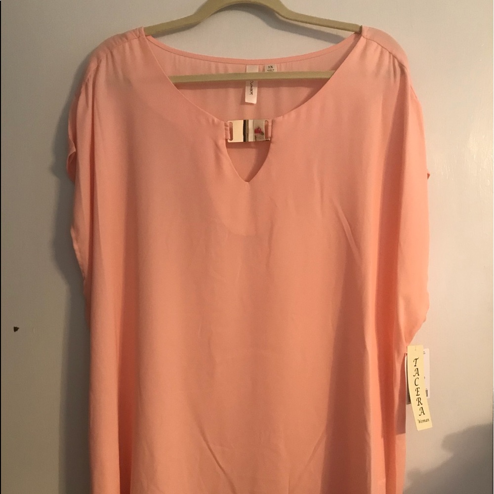 Blush Pink Chiffon Blouse